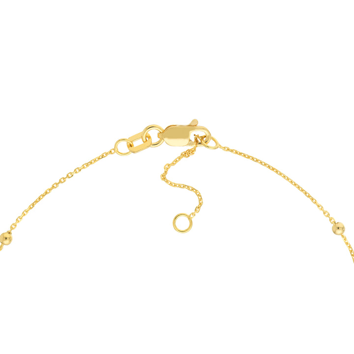 Bead Station on D/C Cable Chain Bracelet