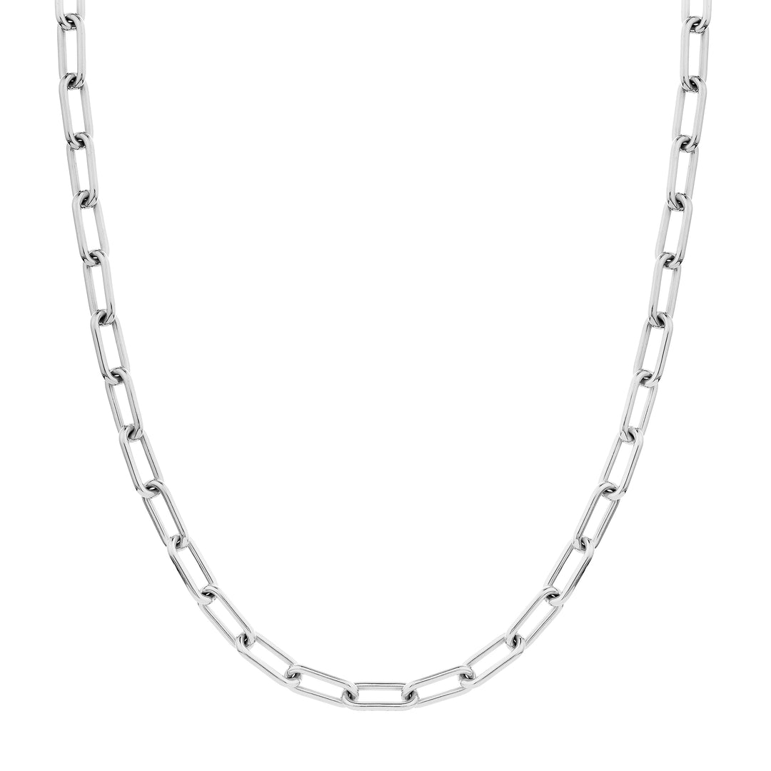 Sterling Silver Paper Clip Chain
