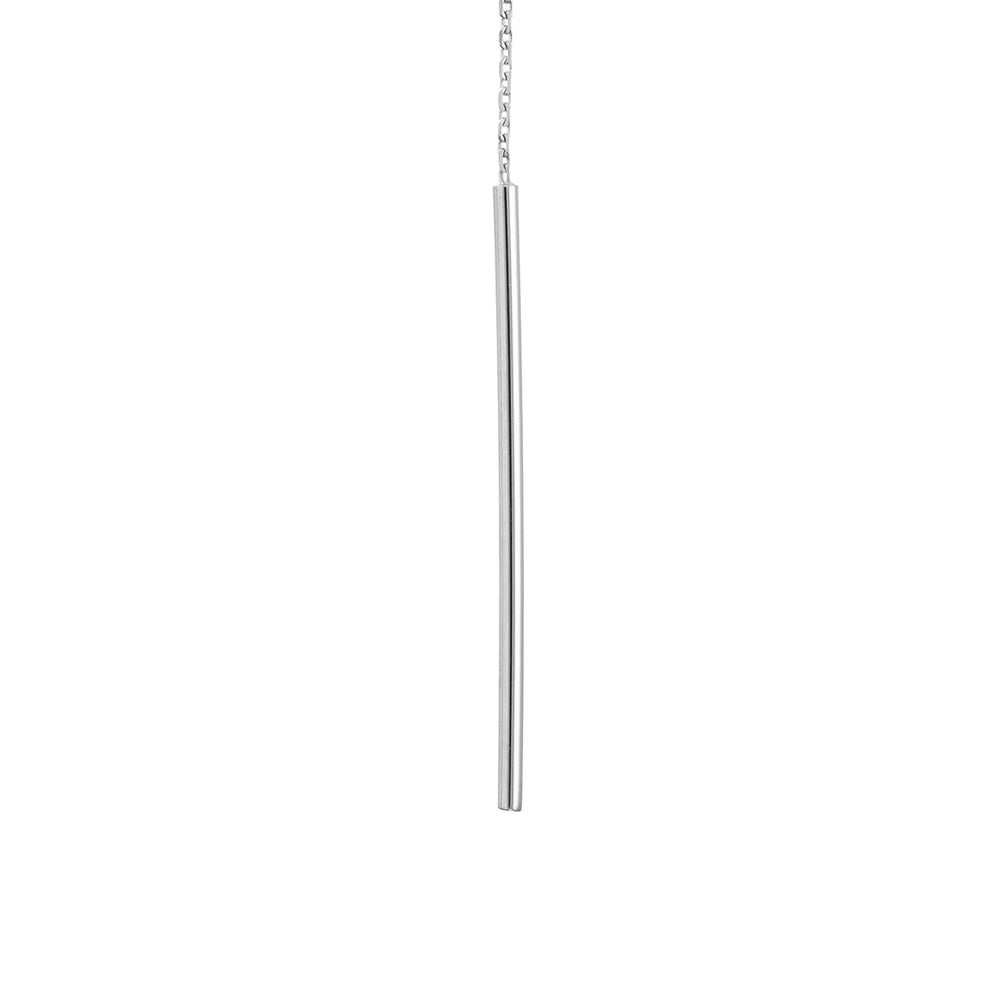 Polished Stick Threader Earrings