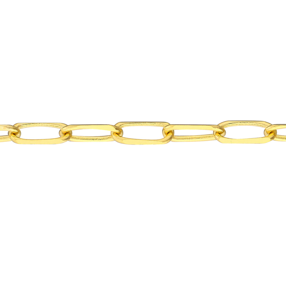 1.7mm Paper Clip Choker Chain