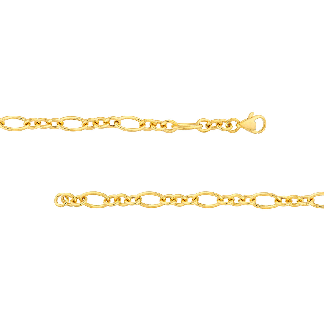 5.75mm Hollow Oval (3+1) Link Chain