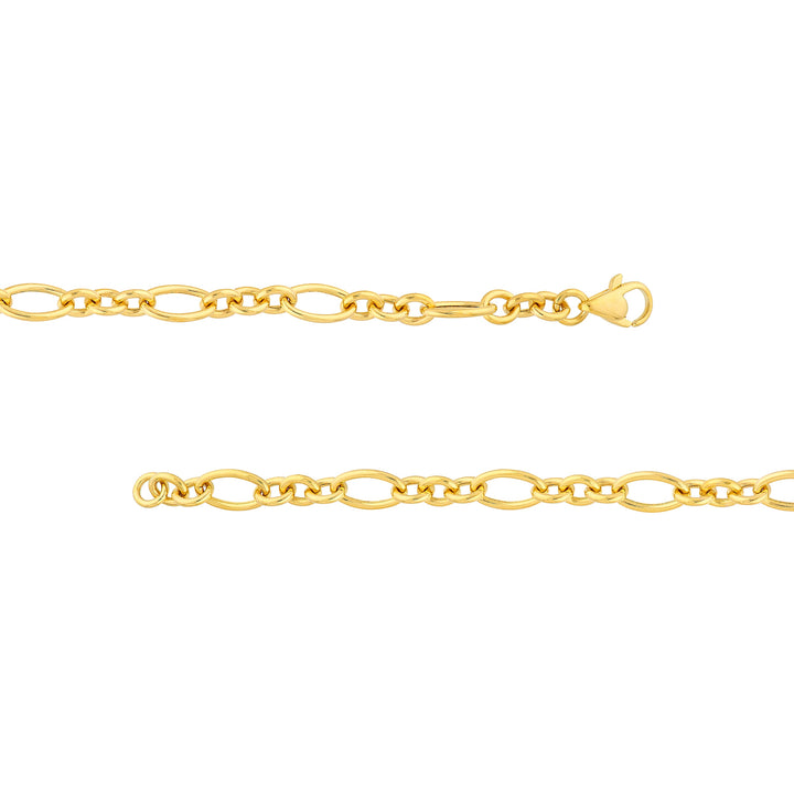 5.75mm Hollow Oval (3+1) Link Chain