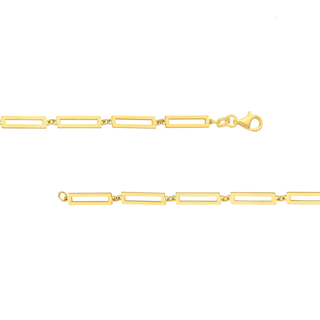Rectangular Link Station Chain