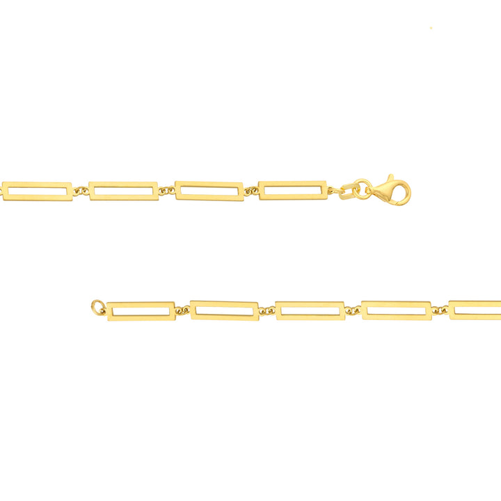 Rectangular Link Station Chain