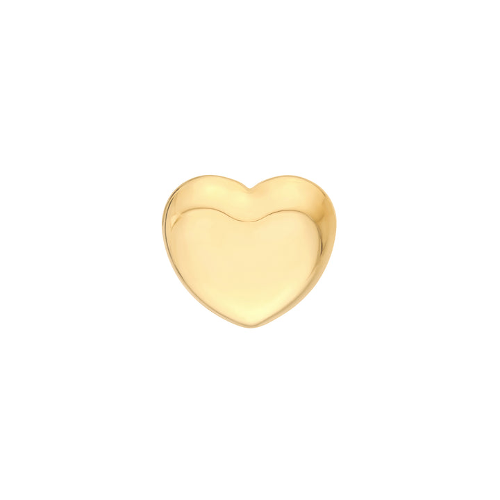 Puffy Heart Stud Earrings