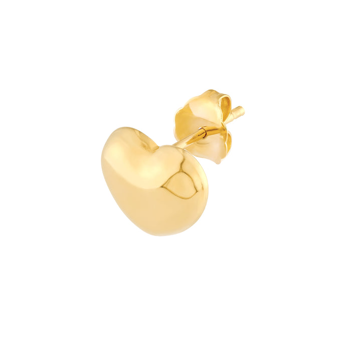 Puffy Heart Stud Earrings