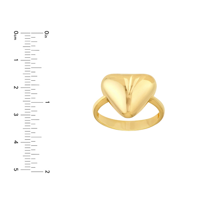 Puffy Triangle Ring