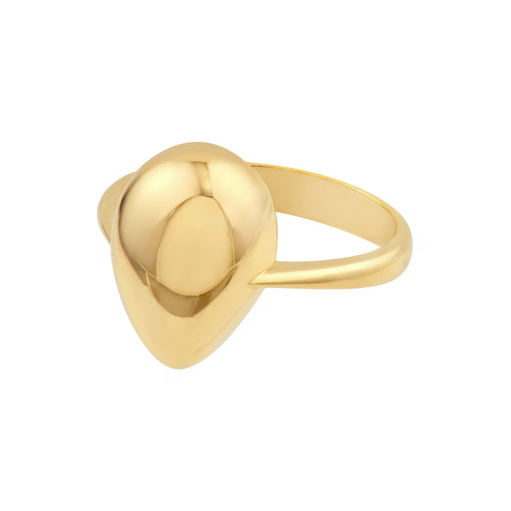 Puffy Teardrop Ring