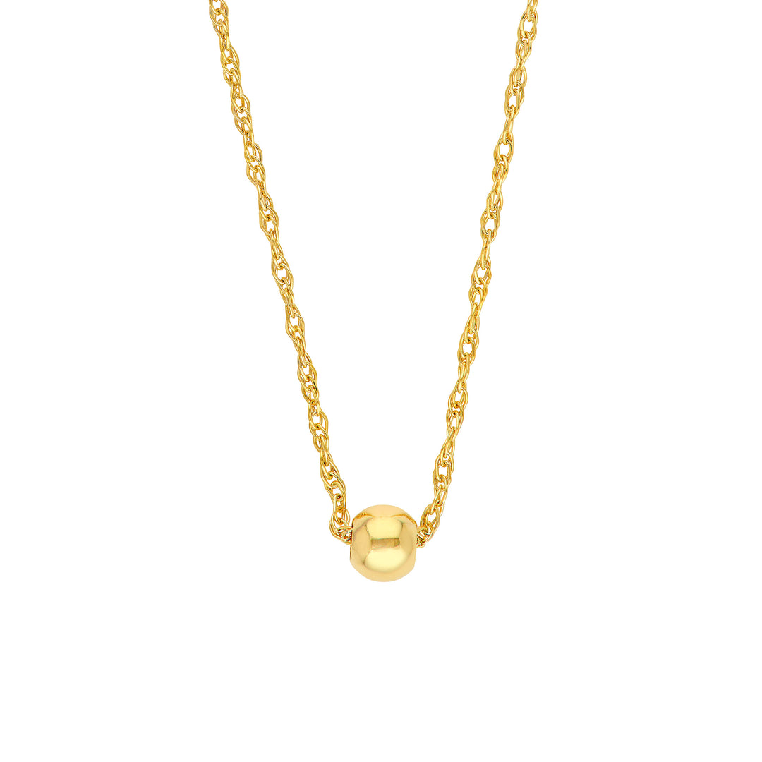 Small Bead Pendant Necklace