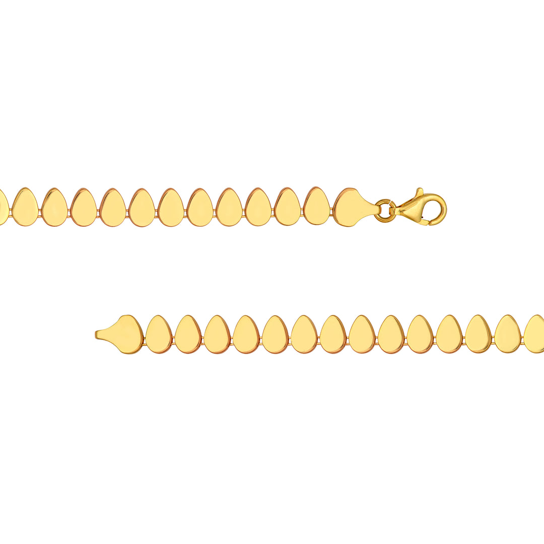 Flat Teardrop Link Chain