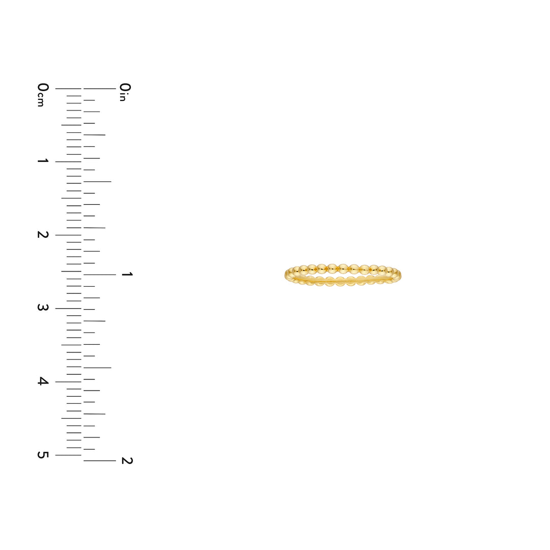 Beaded Stackable Ring