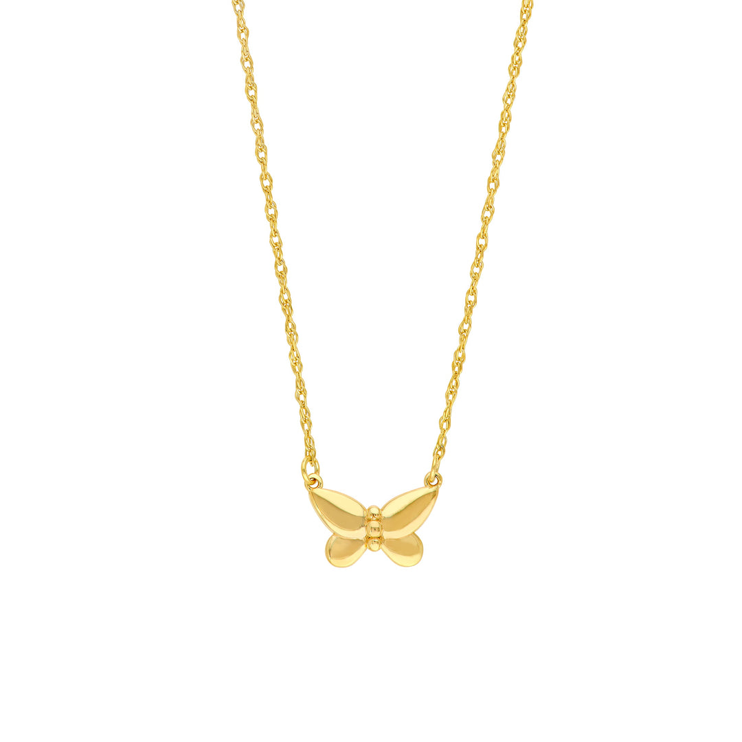 Puffy Butterfuly Necklace