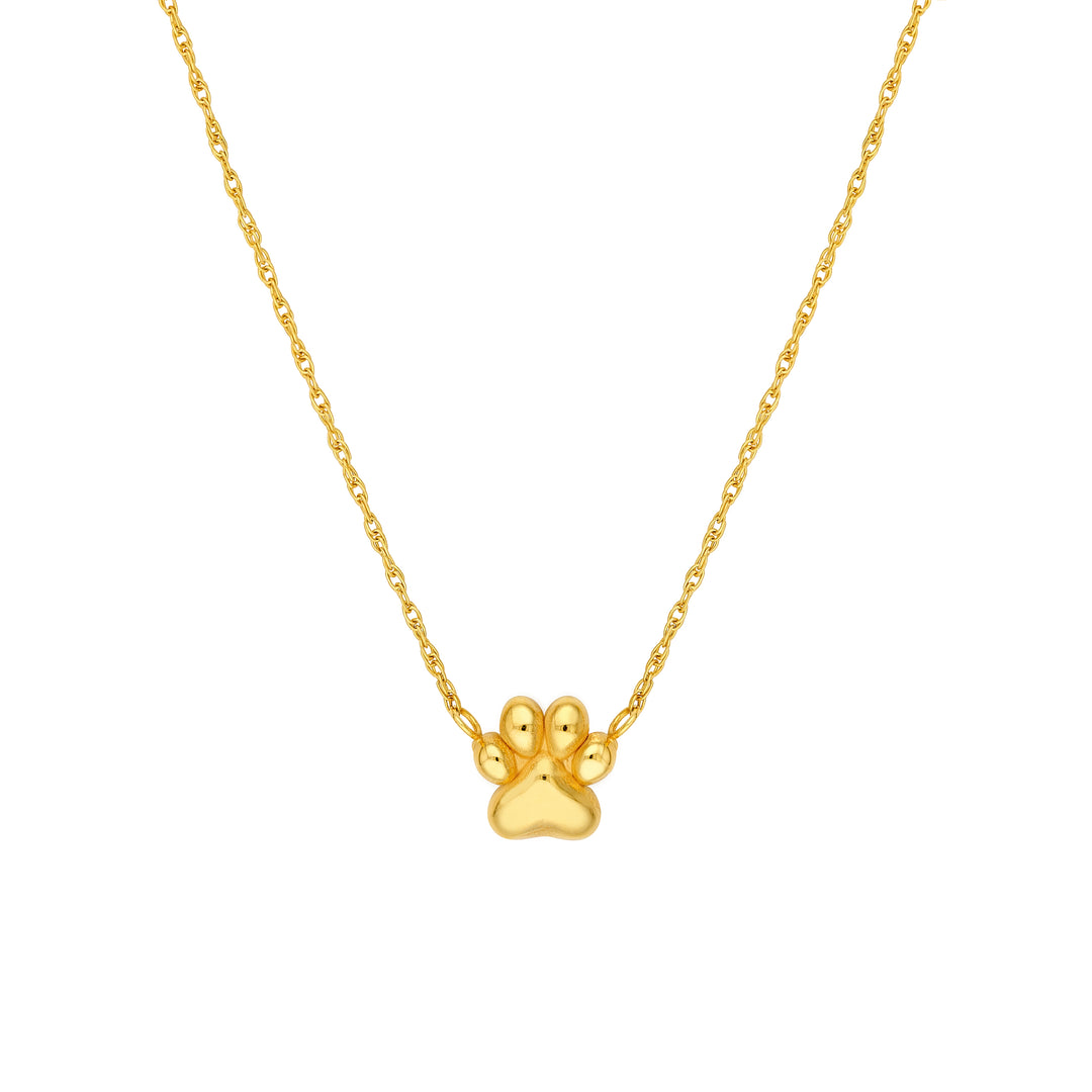 So You Paw Print Pendant Necklace