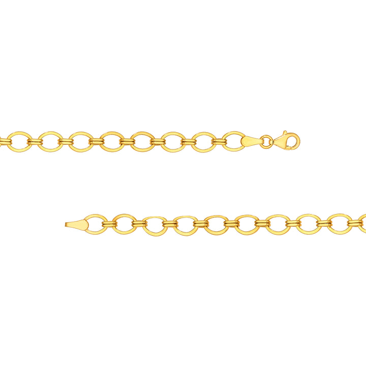Oval Link 1+1 Chain