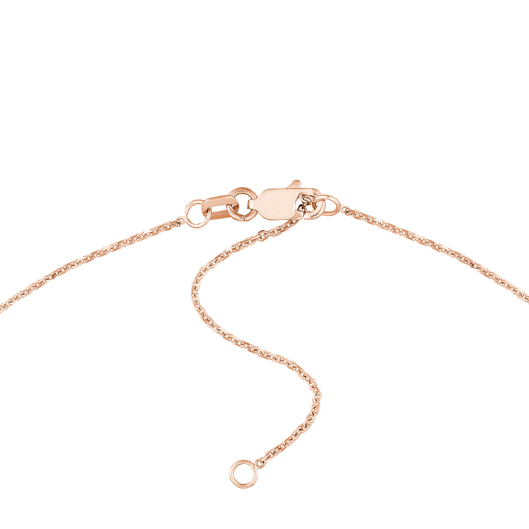 5mm Bubble Font Nameplate Necklace