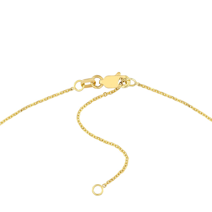7mm Bubble Font Nameplate Necklace