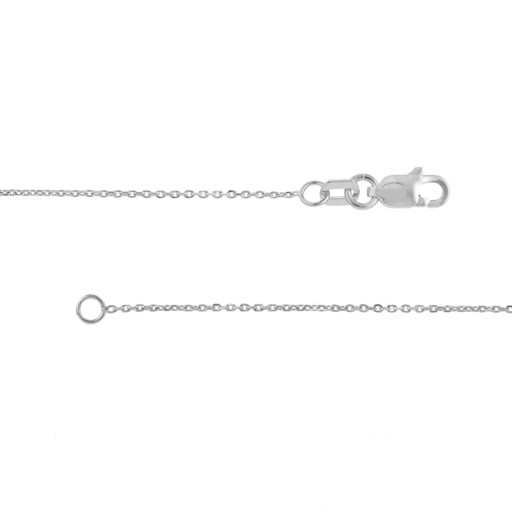 Script “B” Initial with Diamond Bezel Necklace