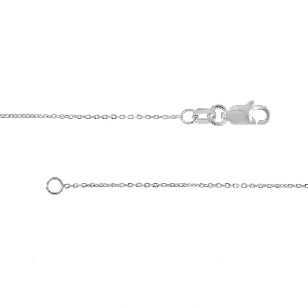 Script “B” Initial with Diamond Bezel Necklace