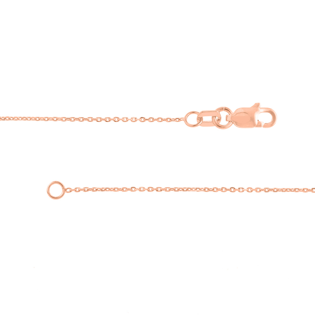 Script S with Diamond Bezel Necklace