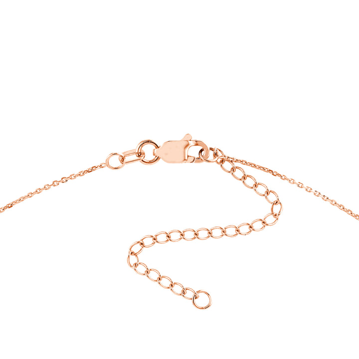 Cursive Tilted Initial Necklace