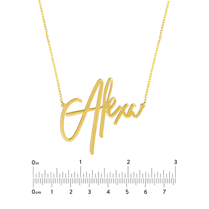 Personalization Large Signature Font