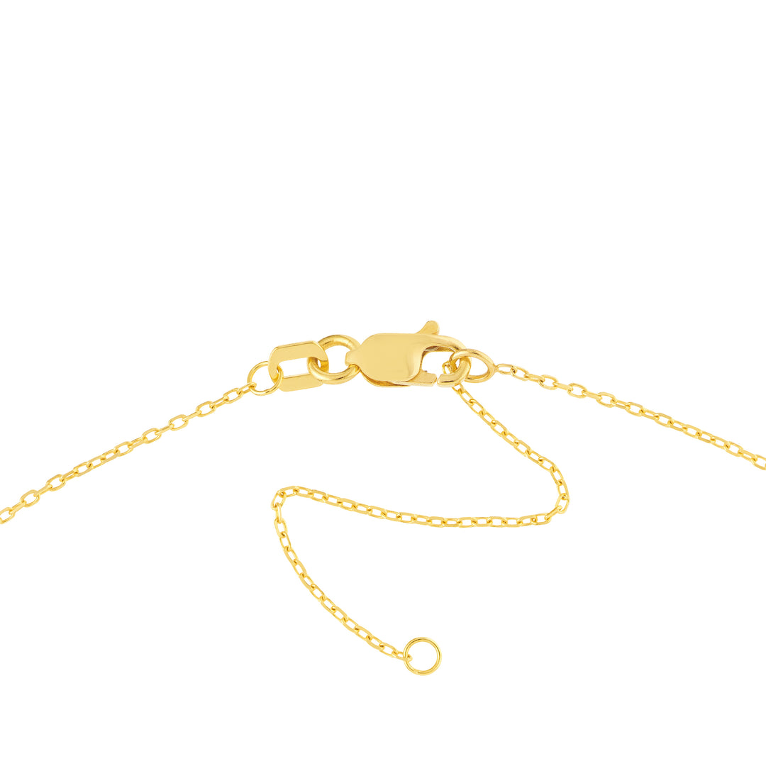 5mm Block Font Nameplate Necklace