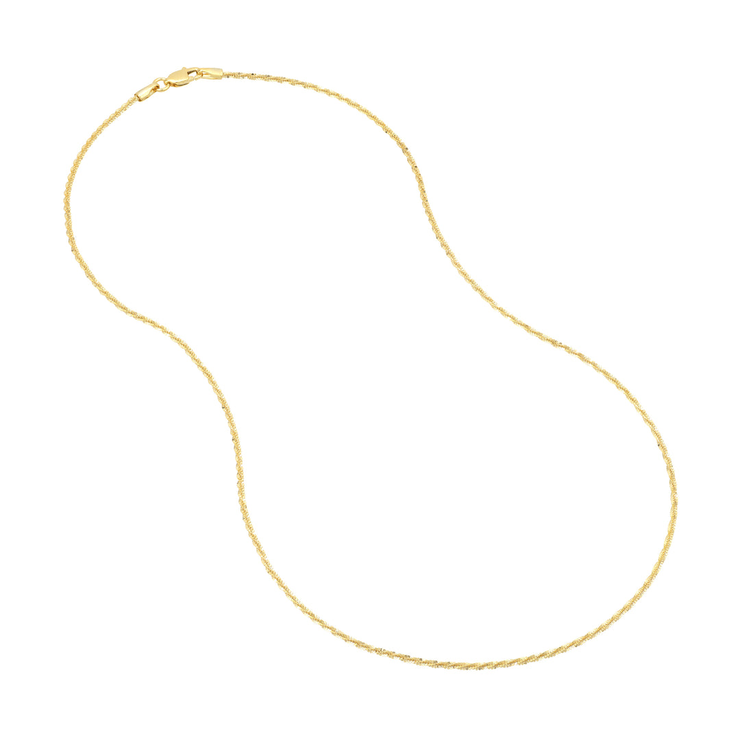 1.45mm Sparkle Chain with Lobster Lock