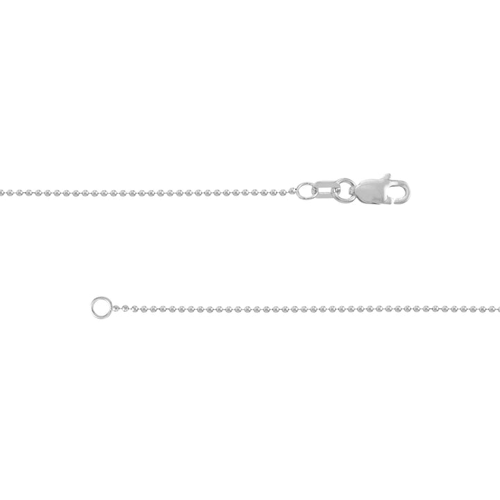 1.5mm Bead Chain with Lobster Lock