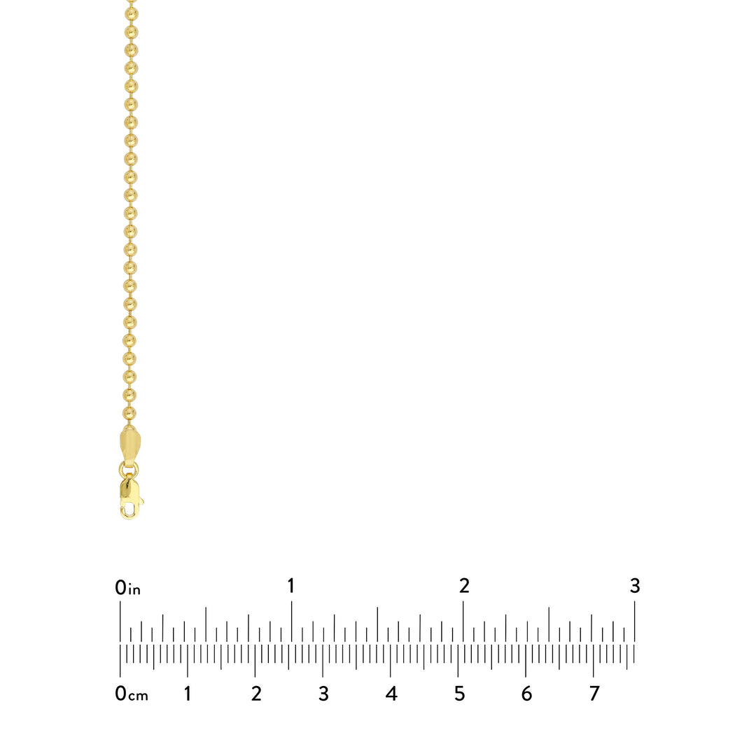 2.5mm Bead Chain with Lobster Lock