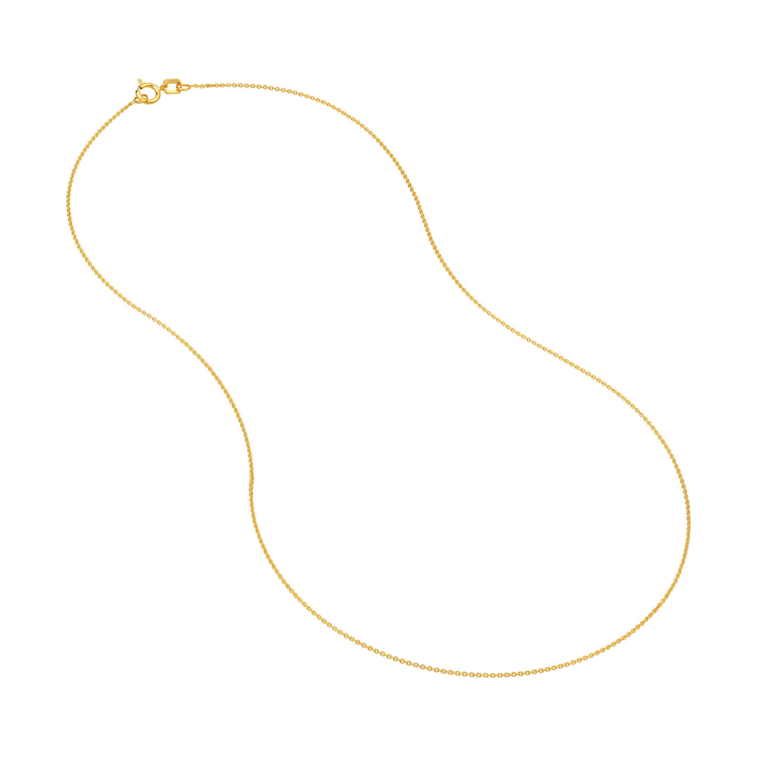 0.9mm Cable Chain with Spring Ring