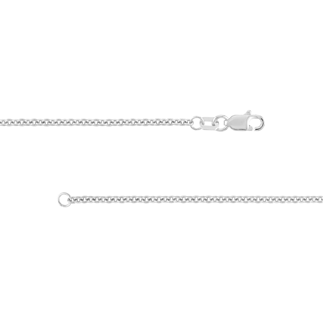 Sterling Silver 2mm Cable Chain with Lobster Lock