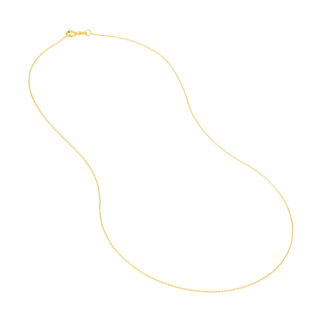 0.65mm D/C Cable Chain with Spring Ring Qtag