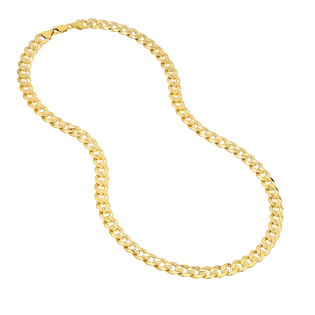 8.7mm Cuban Curb Chain with Lobster Lock