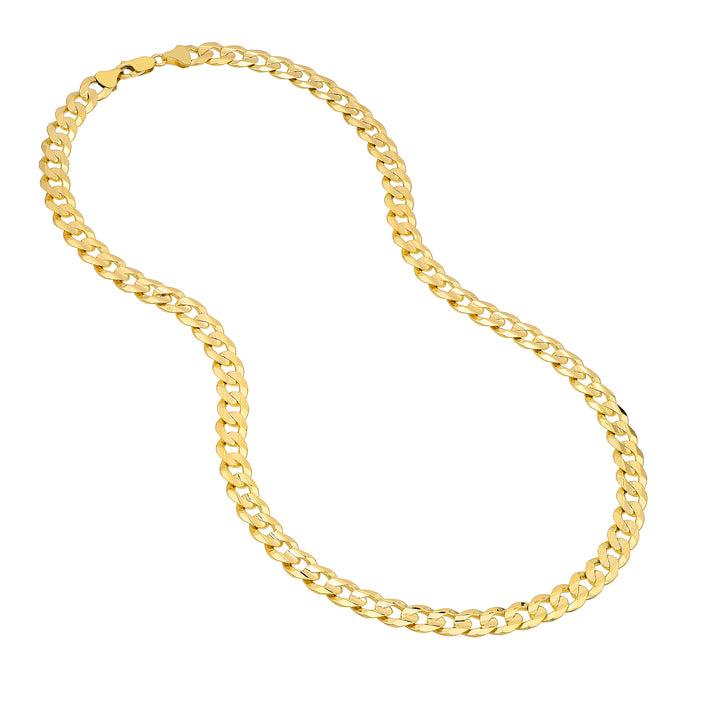 8.7mm Cuban Curb Chain with Lobster Lock