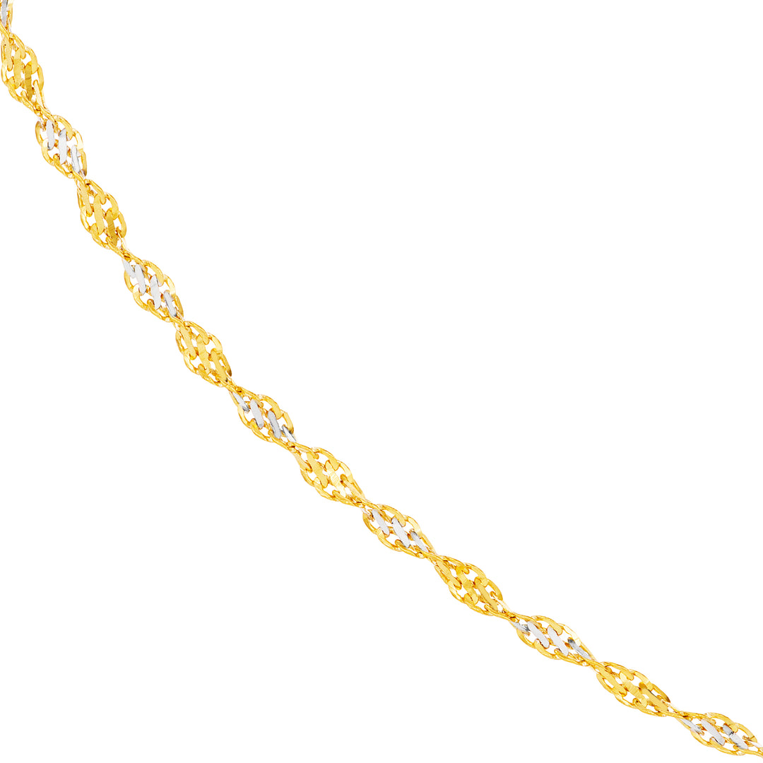 2.10mm Two Tone Dorica Chain