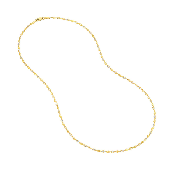 2.10mm Two Tone Dorica Chain