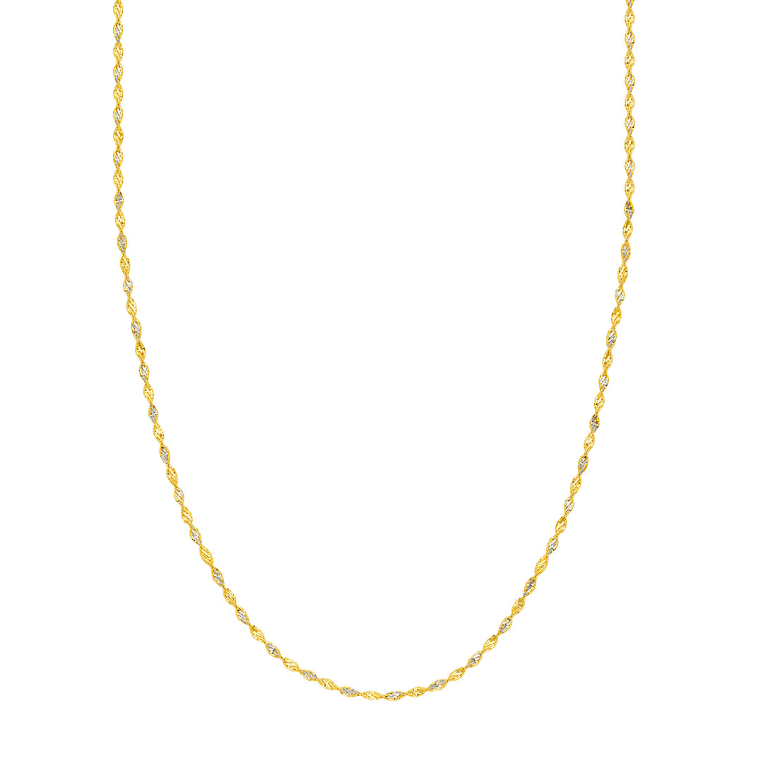 2.10mm Two Tone Dorica Chain