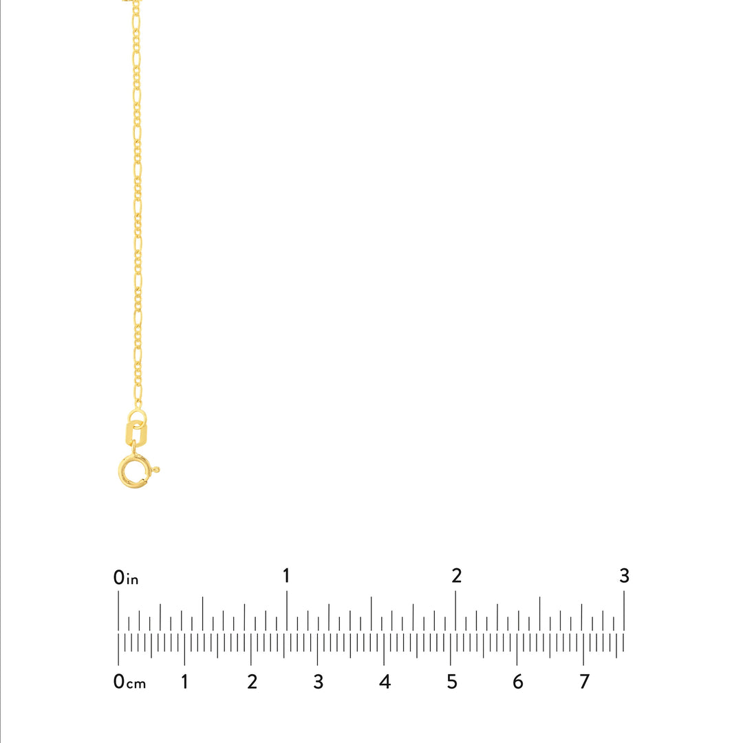 1.30mm Figaro Chain with Spring Ring