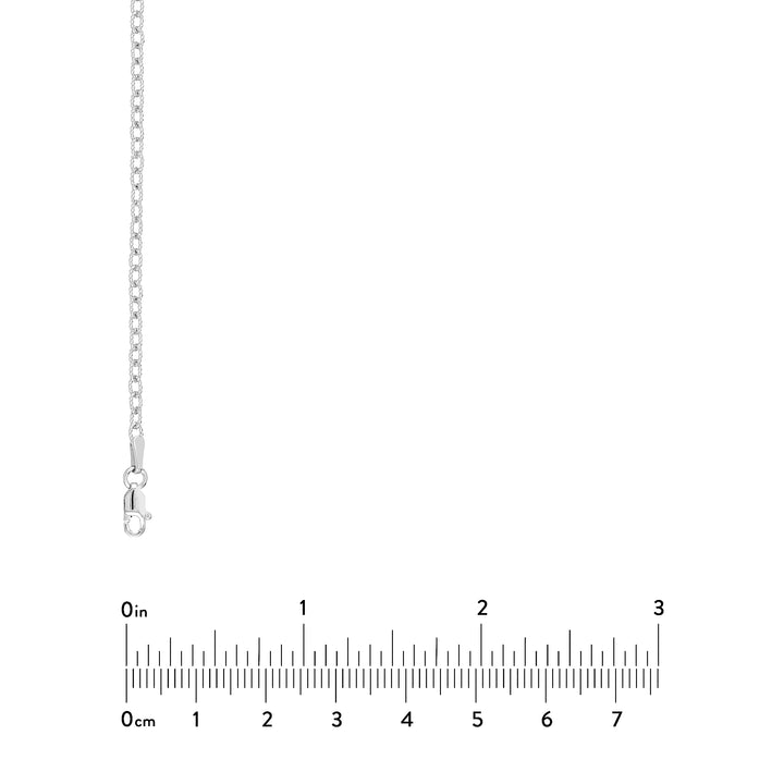 2.30mm Designer Rolo Chain with Lobster Lock