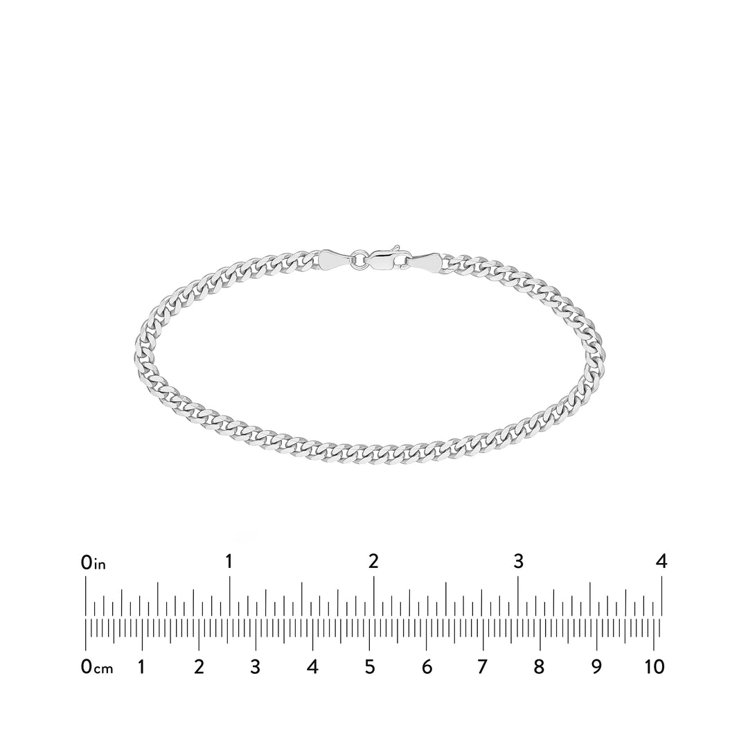 4.20mm Curb 120 with Lobster Lock Bracelet