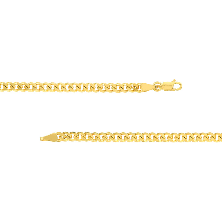4.20mm Curb 120 with Lobster Lock Bracelet