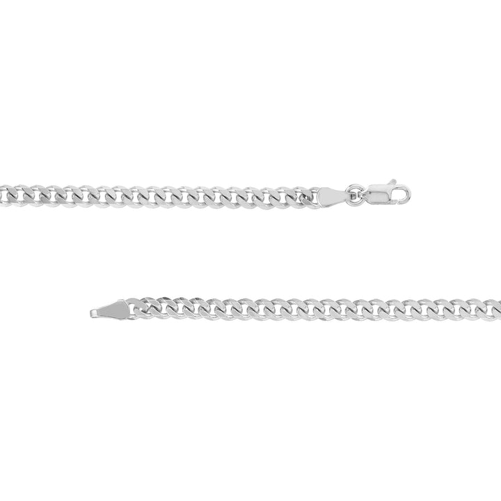 4.20mm Curb 120 with Lobster Lock Bracelet