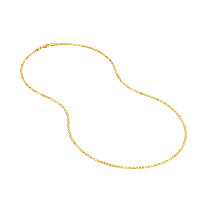 1.85mm Mirror Popcorn Chain