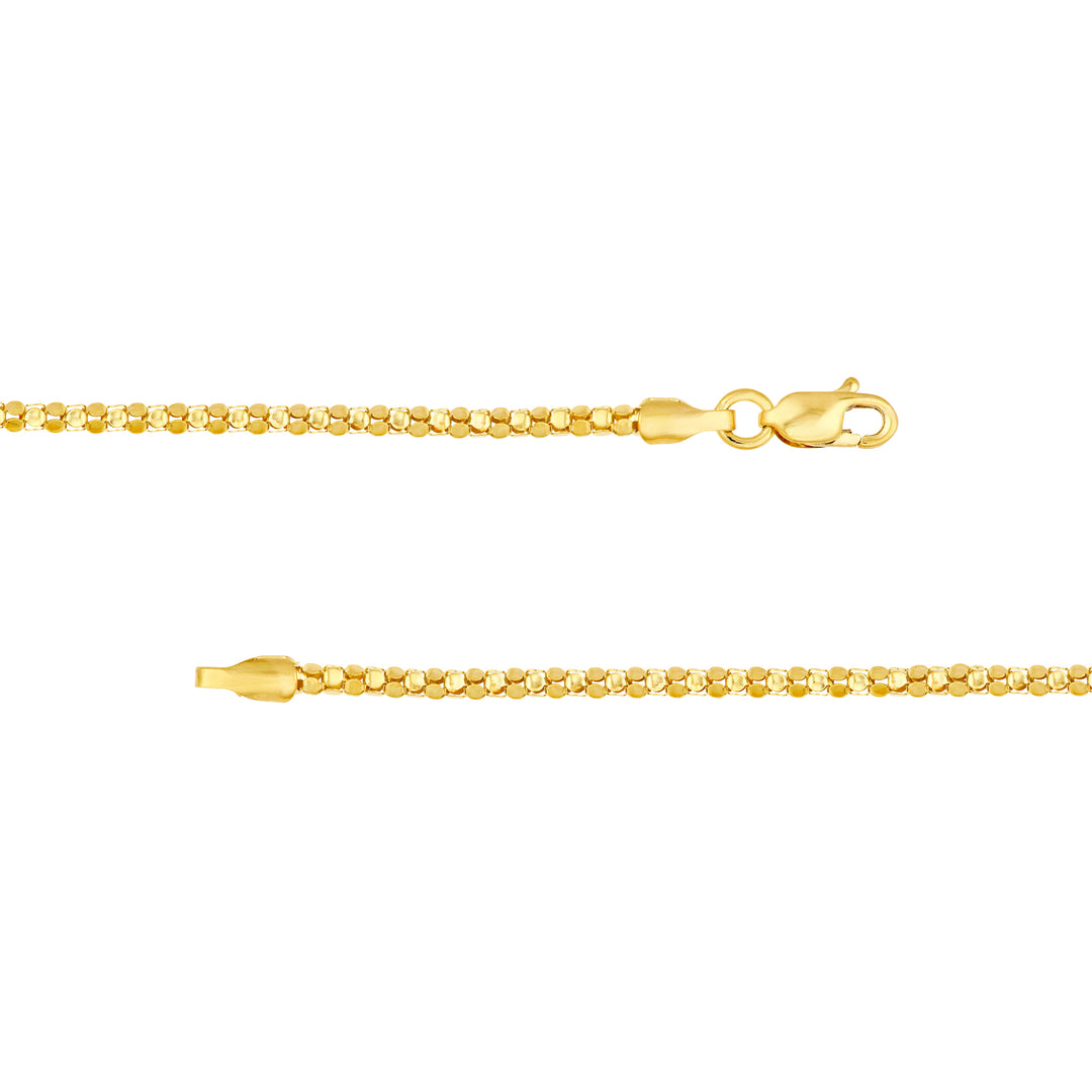 1.85mm Mirror Popcorn Chain