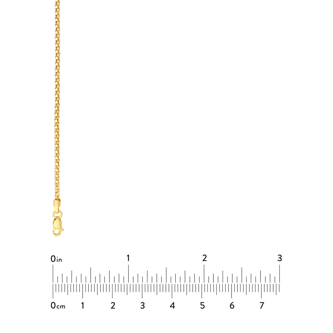 1.85mm Mirror Popcorn Chain