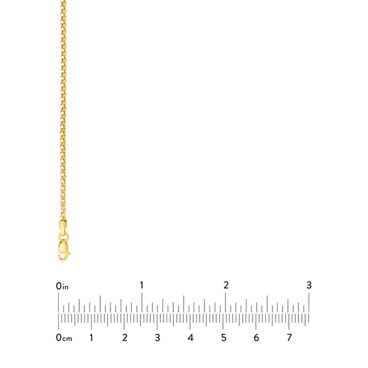 1.85mm Mirror Popcorn Chain