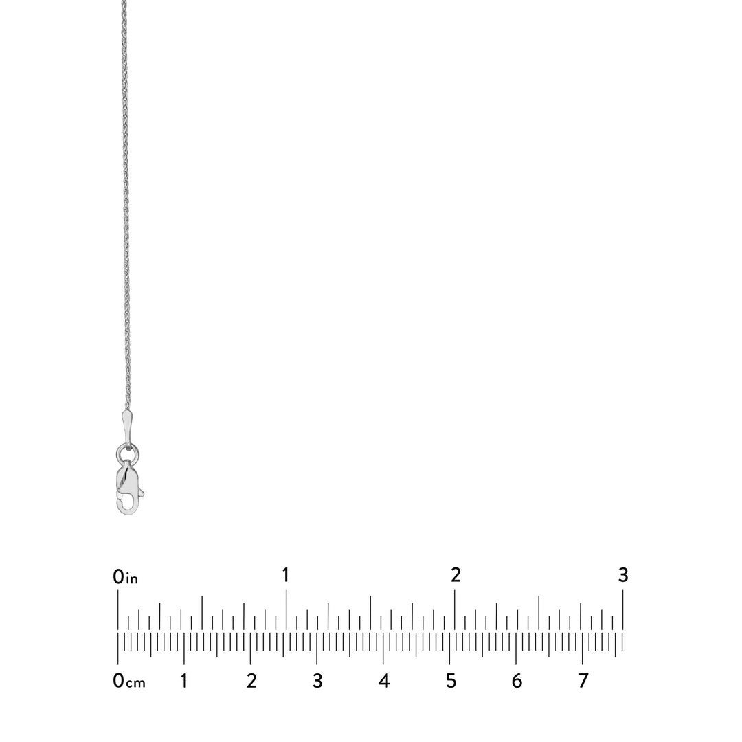 0.85mm D/C Round Wheat Chain with Lobster Lock