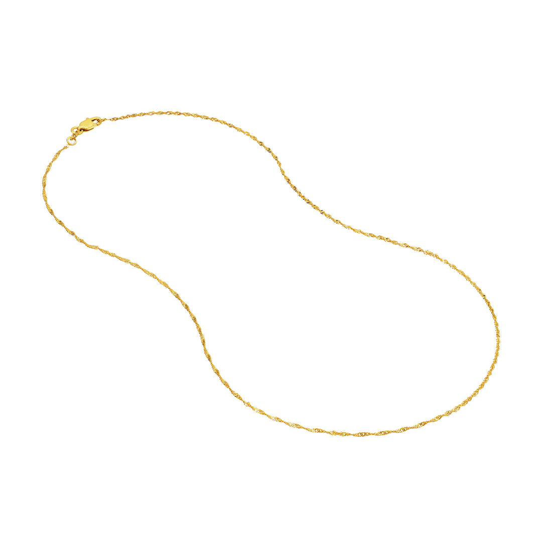 1.15mm Singapore Chain with Lobster Lock