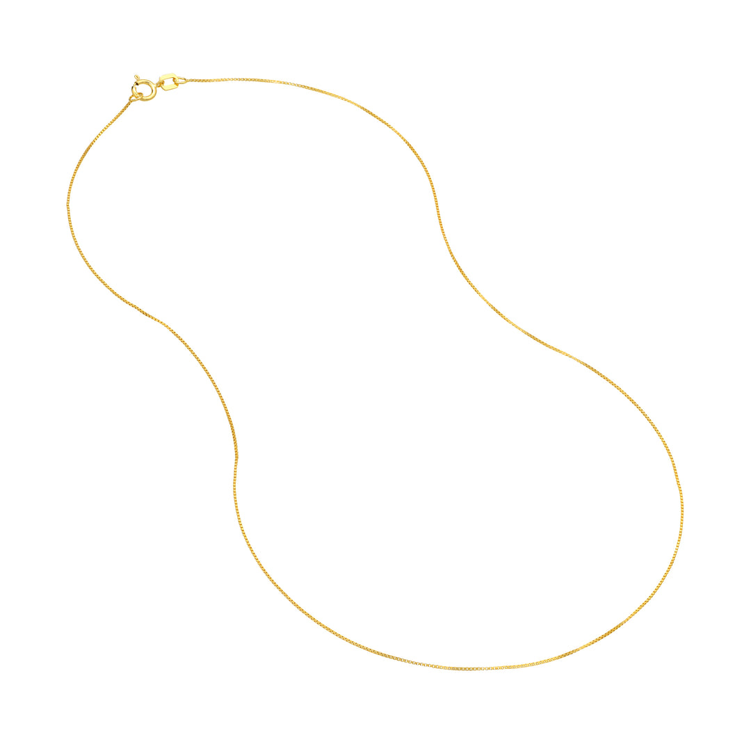 0.55mm Box Chain with Spring Ring