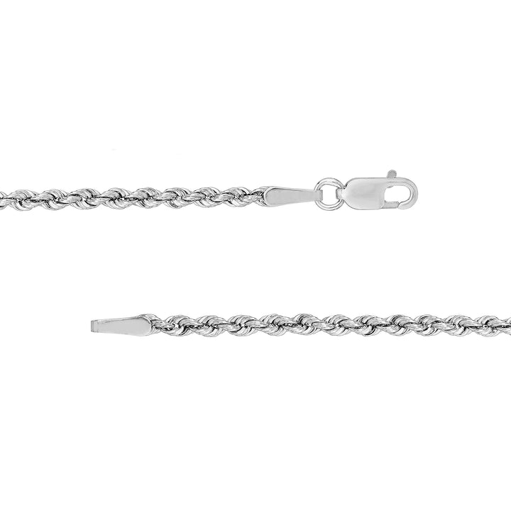 2mm Light Rope Chain with Lobster Lock